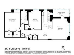 477 Fdr Drive M1604, New York NY 10002