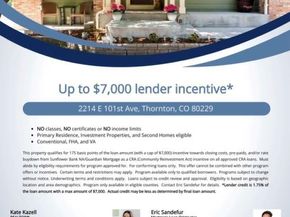 2214 E 101st Avenue, Thornton CO 80229