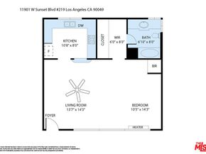 11901 W Sunset Boulevard 219, Los Angeles CA 90049
