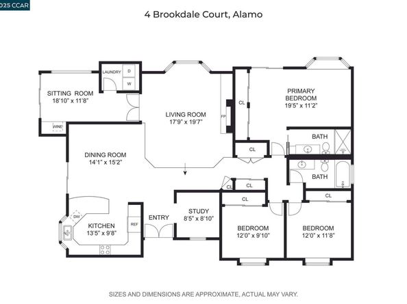 4 Brookdale Court, Alamo CA 94507