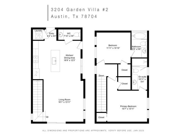 3204 Garden Villa LN 2, Austin TX 78704