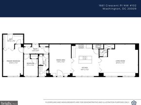 1661 Crescent Place NW 102W, Washington DC 20009
