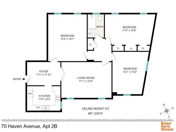 70 Haven Avenue 2B, New York NY 10032