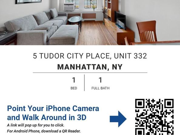 5 Tudor City Place 332, New York NY 10017