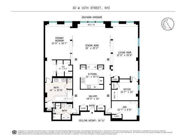 30 West 15th Street 9S, New York NY 10011