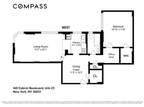 140 Cabrini Boulevard 23, New York NY 10033