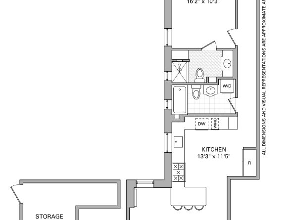 385 Clinton Street 2L, Brooklyn NY 11231