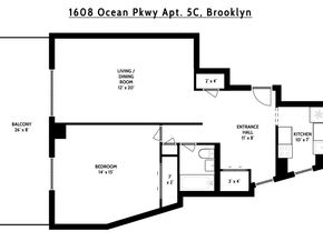 1608 Ocean Parkway 2C, Brooklyn NY 11223
