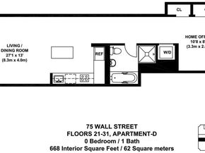 75 Wall Street 24D, New York NY 10005