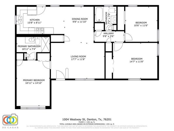 1004  Westway Street , Denton Texas 76201