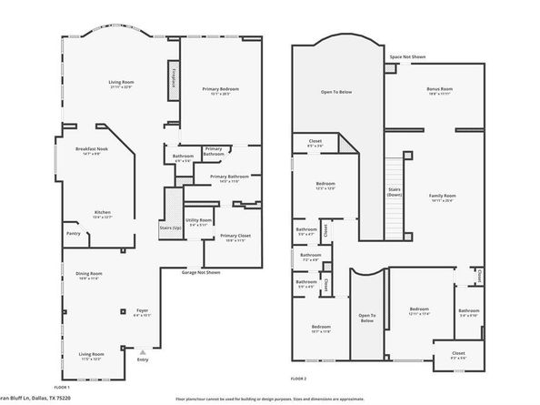 9106  Cochran Bluff Lane , Dallas Texas 75220