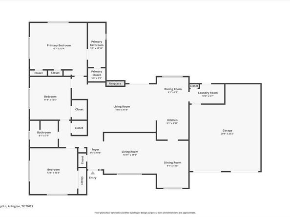 1714  Cheryl Lane , Arlington Texas 76013