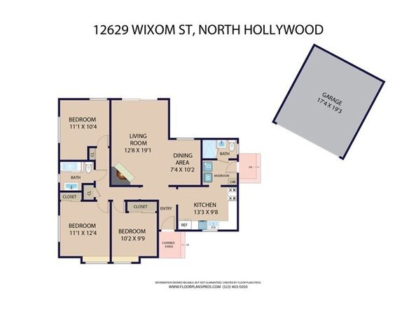 12629 Wixom Street, North Hollywood (los Angeles) CA 91605