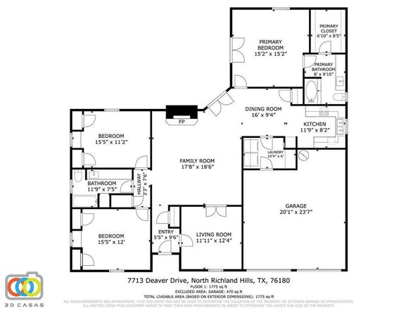 7713  Deaver Drive , North Richland Hills Texas 76180