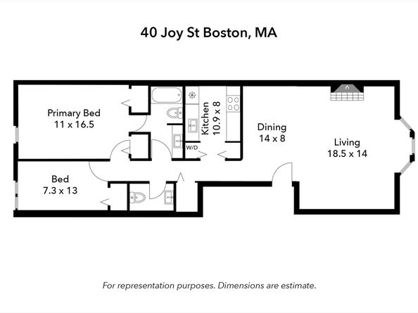 40 Joy St 4, Boston MA 02114
