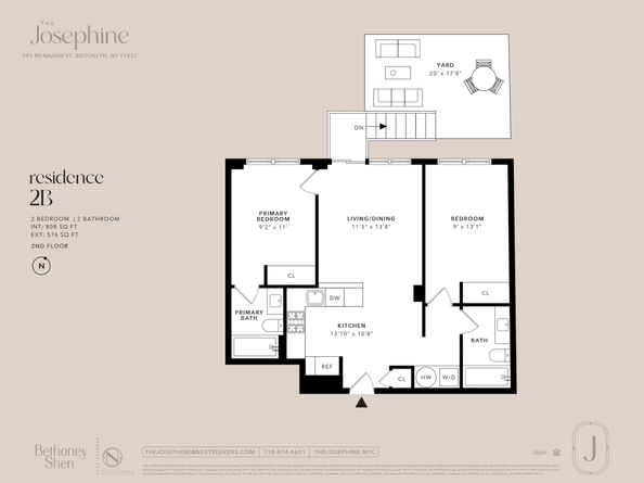 343 Menahan Street 2R, Brooklyn NY 11237