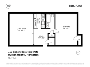 350 Cabrini Boulevard 7N, New York NY 10040