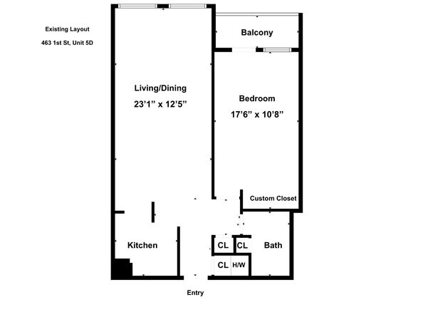 463-5D 1st St, Hoboken NJ 07030