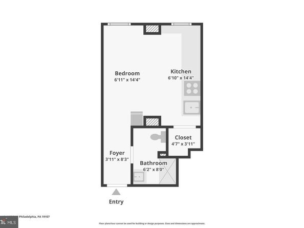 1324 Locust Street 316, Philadelphia PA 19107