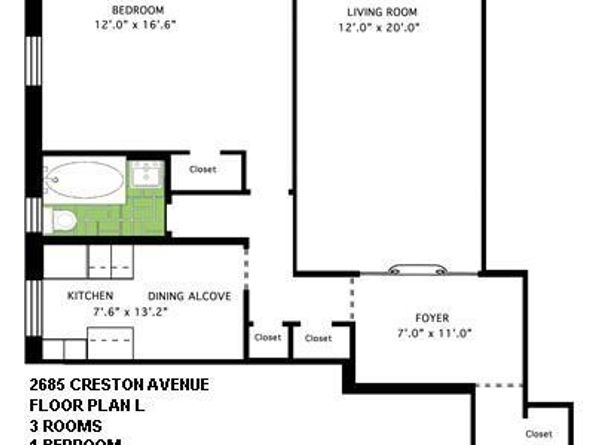 2685 Creston Avenue 5L, Bronx NY 10468