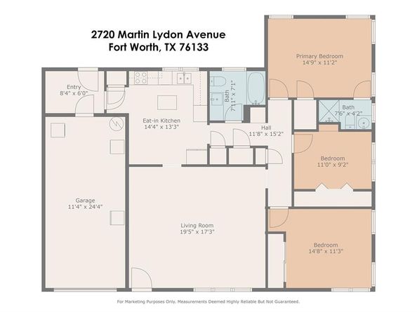 2720  Martin Lydon Avenue , Fort Worth Texas 76133