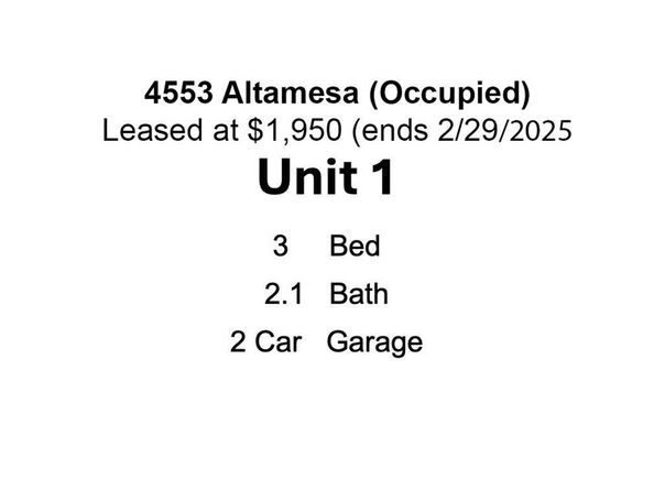 4555  Altamesa Boulevard  4553, Fort Worth Texas 76133