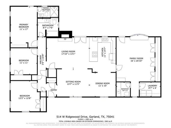 514 W Ridgewood Drive , Garland Texas 75041