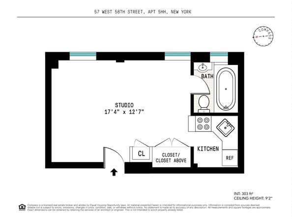 57 West 58th Street 5HH, New York NY 10019