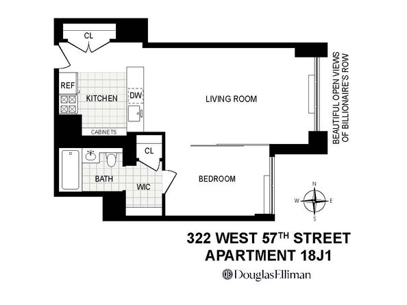 322 West 57th Street 18J1, New York NY 10019