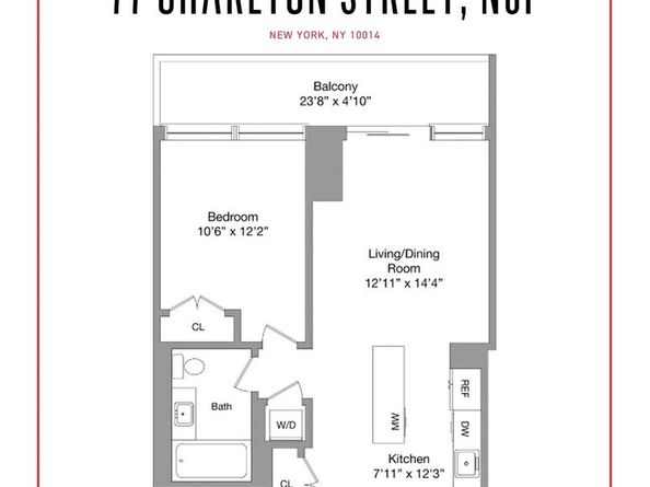 77 Charlton Street N6F, New York NY 10014