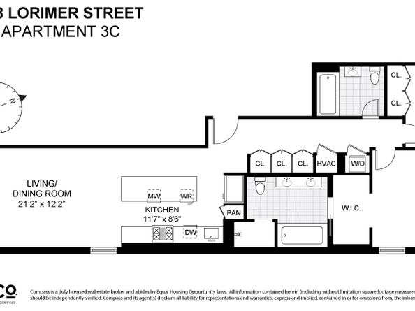 868 Lorimer Street 3C, Brooklyn NY 11222