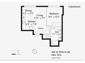 362 West 127th Street 5B, New York NY 10027