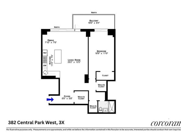 382 Central Park W 3X, New York NY 10025