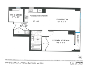 1600 Broadway 17A, New York NY 10019