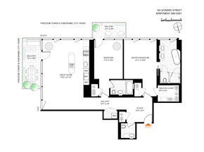 56 Leonard Street 28BE, New York NY 10013