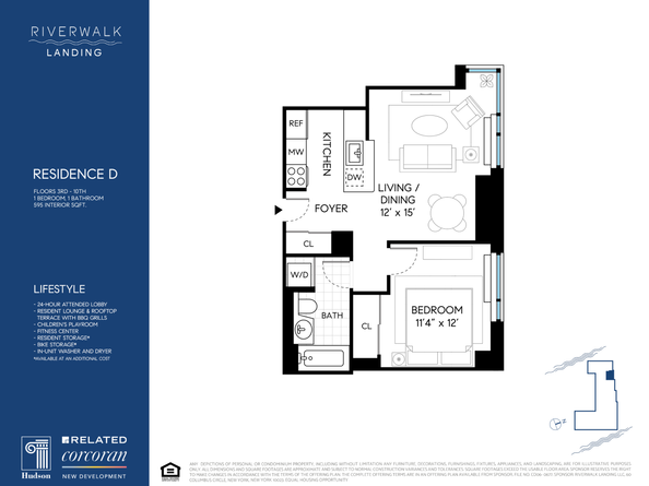 425 Main Street 5D, New York NY 10044
