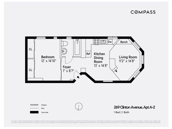 269 Clinton Avenue A2, Brooklyn NY 11205