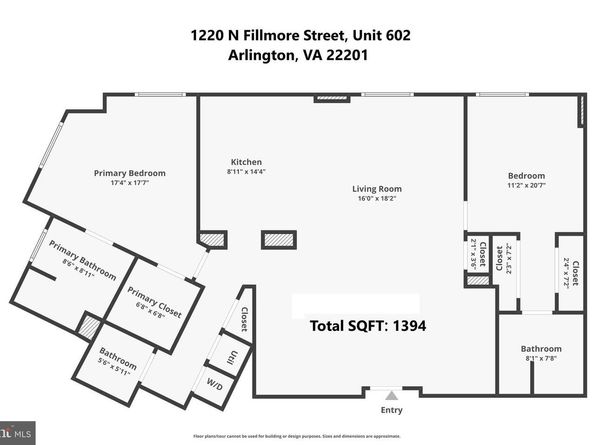 1220 N Fillmore Street 602, Arlington VA 22201