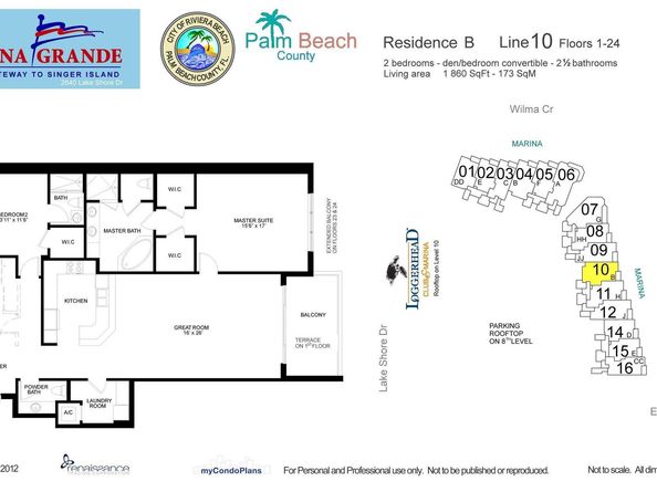 2640 Lake Shore Drive 1710, Riviera Beach FL 33404