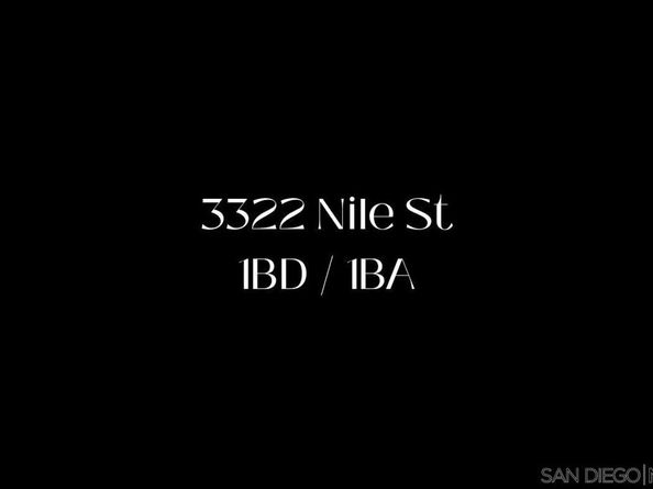 3322 28 Nile St, San Diego CA 92104
