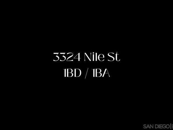 3322 28 Nile St, San Diego CA 92104