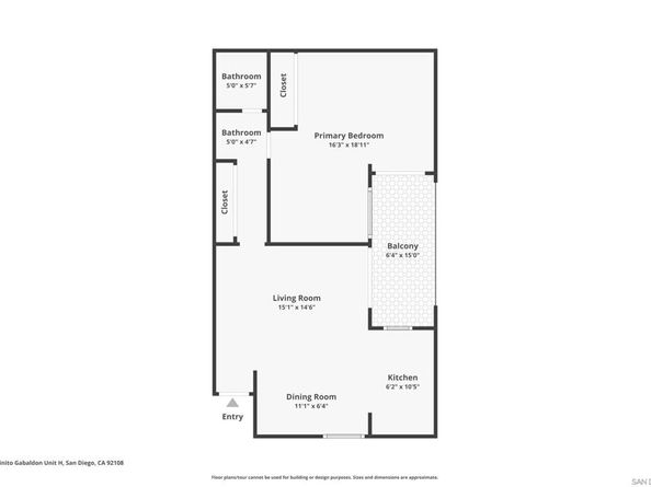 1307 Caminito Gabaldon H, San Diego CA 92108