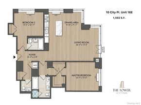 10 City Place 16E, White Plains NY 10601