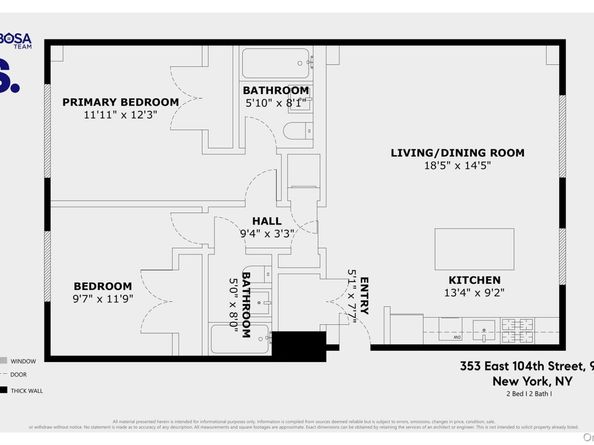 353 E 104 Street 9C, New York (Manhattan) NY 10029