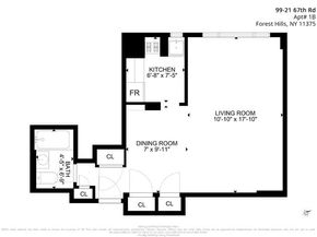 99-21 67th Road 1B, Queens NY 11375