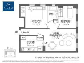 319 East 105th Street 4D, New York NY 10029
