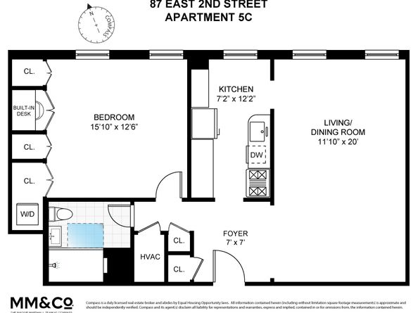 87 East 2nd Street 5C, New York NY 10003