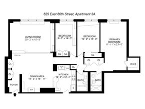 525 East 80th Street 3A, New York NY 10075
