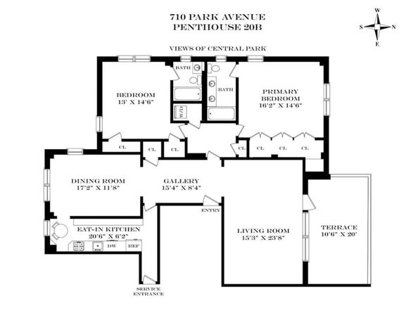 710 Park Avenue PH20B, New York NY 10021