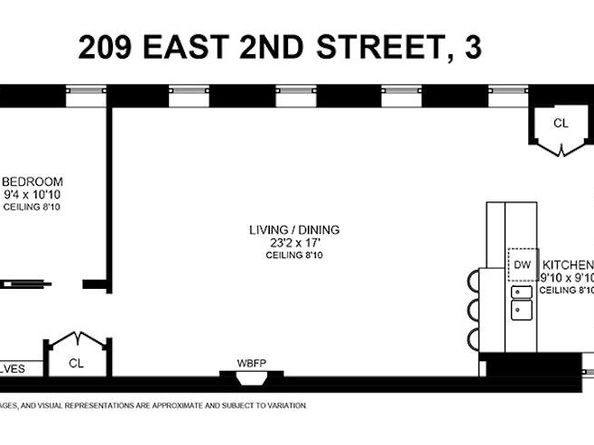 209 East 2nd Street 3, New York NY 10009